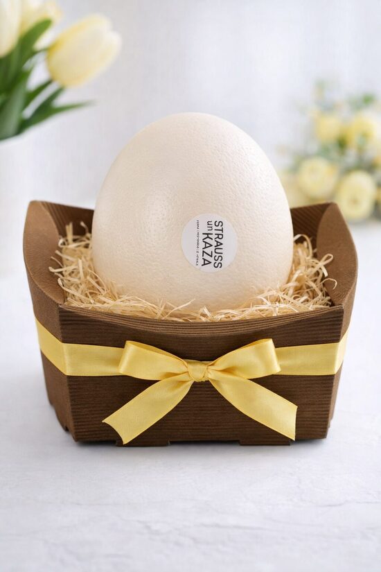 Strausa ola- unikāla korporatīvā Lieldienu dāvana